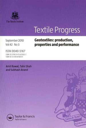 Geotextiles: Production, Properties and Performance de Amit Rawal