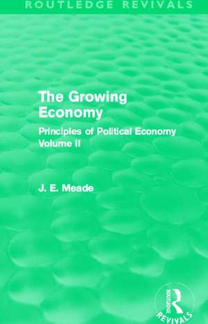 The Growing Economy: Principles of Political Economy Volume II de James E. Meade