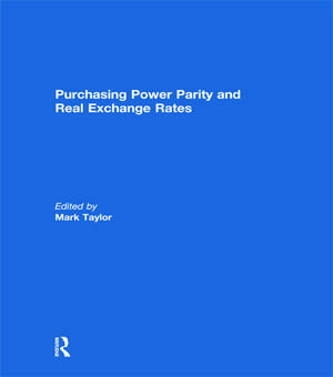 Purchasing Power Parity and Real Exchange Rates de Mark P. Taylor