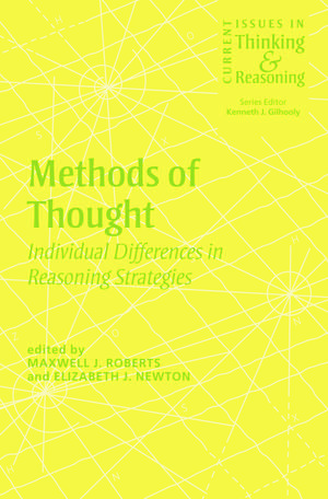 Methods of Thought: Individual Differences in Reasoning Strategies de Elizabeth Newton