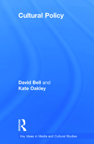 Cultural Policy de David Bell