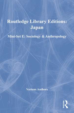 RLE: Japan Mini-Set E: Sociology & Anthropology de Various