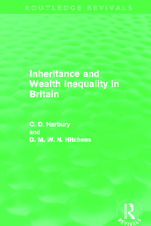 Inheritance and Wealth Inequality in Britain de Colin Harbury