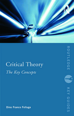 Critical Theory: The Key Concepts de Dino Felluga