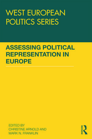 Assessing Political Representation in Europe de Christine Arnold