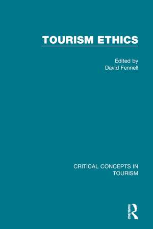 Tourism Ethics de Fennell David