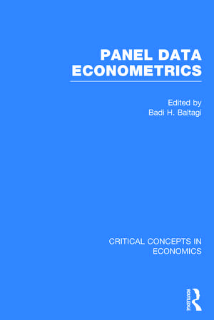 Panel Data Econometrics de Badi Baltagi