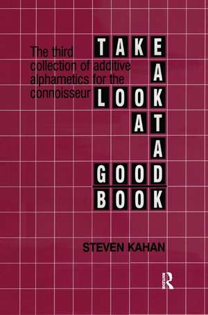 Take a Look at a Good Book de Steven Kahan