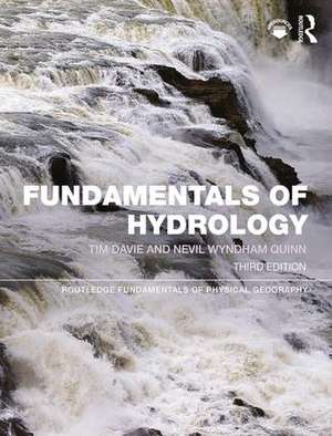 Fundamentals of Hydrology de Tim Davie