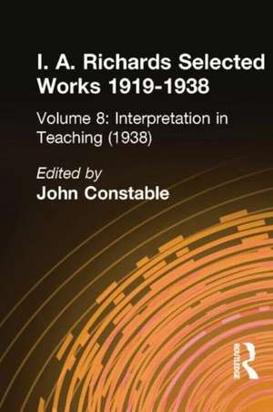 Interpretation In Teaching V 8 de John Constable