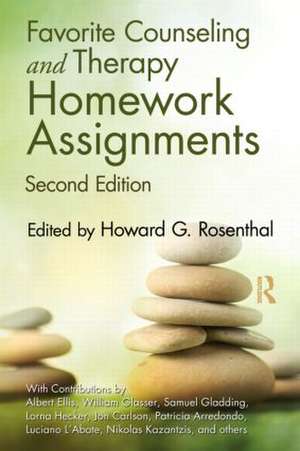 Favorite Counseling and Therapy Homework Assignments de Howard G. Rosenthal