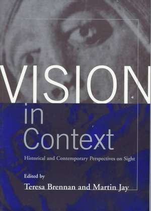 Vision in Context: Historical and Contemporary Perspectives on Sight de Teresa Brennan