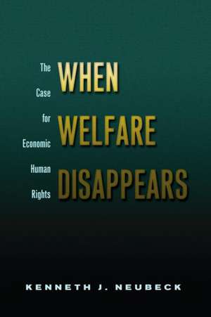 When Welfare Disappears: The Case for Economic Human Rights de Kenneth J. Neubeck