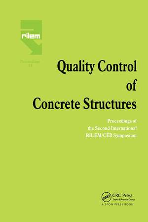 Quality Control of Concrete Structures: Proceedings of the Second International RILEM/CEB Symposium de H. Lambotte