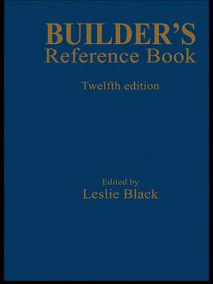 Builder's Reference Book de Leslie Black