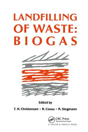 Landfilling of Waste: Biogas de T.H. Christensen