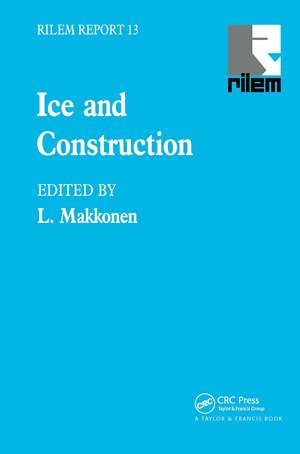 Ice and Construction de L. Makkonen