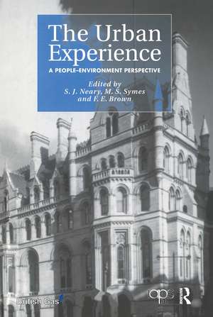 The Urban Experience: A People-Environment Perspective de F.E. Brown