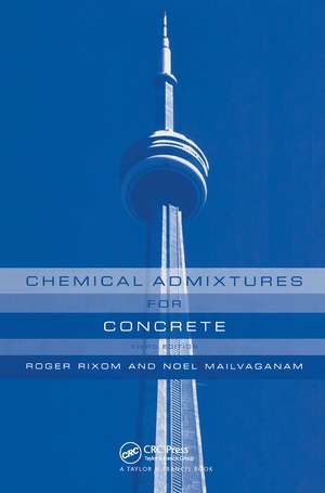 Chemical Admixtures for Concrete de Noel P. Mailvaganam