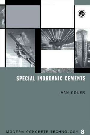 Special Inorganic Cements de Ivan Odler