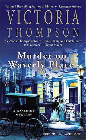 Murder on Waverly Place de Victoria Thompson