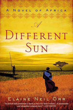 A Different Sun: A Novel of Africa de Elaine Neil Orr