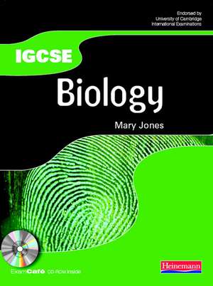 Jones, M: Heinemann IGCSE Biology Student Book with Exam Caf de Mary Jones