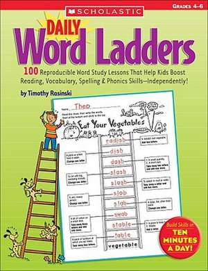 Daily Word Ladders Grades 4-6 de Timothy V. Rasinski