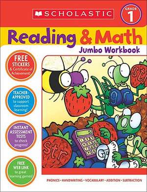 Reading & Math Jumbo Workbook: Grade 1 de Terry Cooper