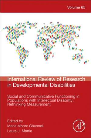 Social and Communicative Functioning in Populations with Intellectual Disability: Rethinking Measurement de Laura Jean Mattie