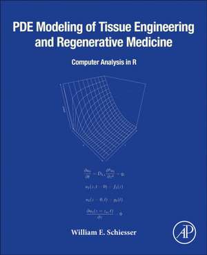 PDE Modeling of Tissue Engineering and Regenerative Medicine: Computer Analysis in R de William E. Schiesser