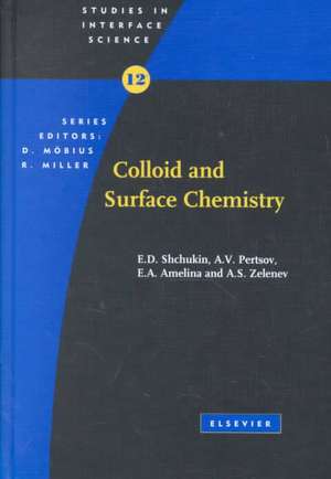 Colloid and Surface Chemistry de E.D. Shchukin