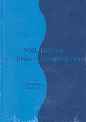 Soil Liquid Phase Composition de V.V. Snakin