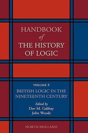 British Logic in the Nineteenth Century de Dov M. Gabbay