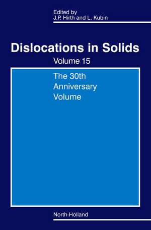 Dislocations in Solids de John P. Hirth