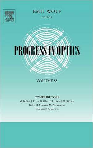 Progress in Optics de Emil Wolf