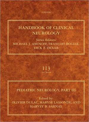 Pediatric Neurology, Part III de Olivier Dulac