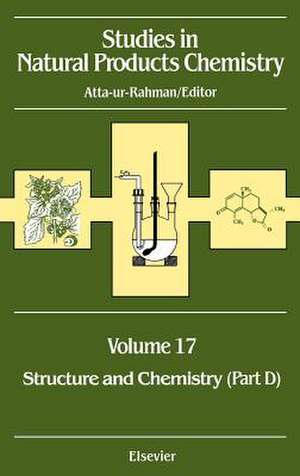 Studies in Natural Products Chemistry: Structure and Chemistry (Part D) de Atta-ur Rahman