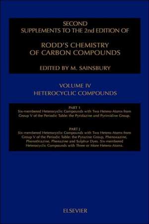 Heterocyclic Compounds de Ernest H Sainsbury