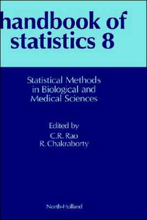 Statistical Methods in Biological and Medical Sciences de Rao