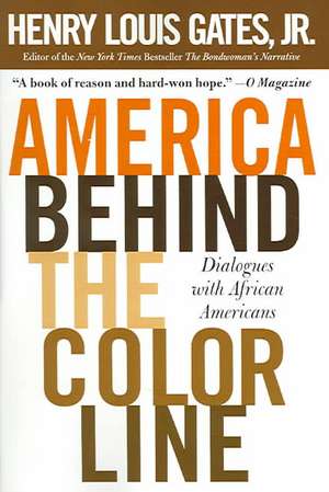 America Behind The Color Line: Dialogues with African Americans de Henry Louis Gates