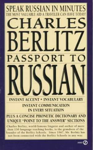 Passport to Russian de Charles Berlitz