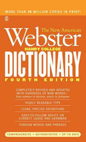 The New American Webster Handy College Dictionary de Albert Morehead