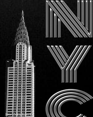 Iconic Chrysler Building New York City creative drawing journal de Michael