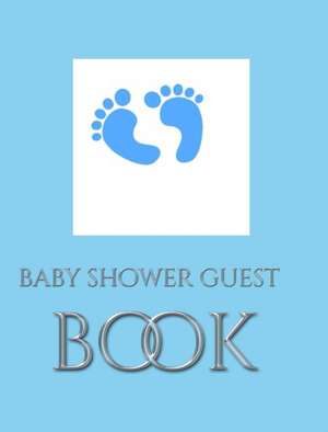 Baby Boy Shower Stylish Guest Book de Michael Huhn