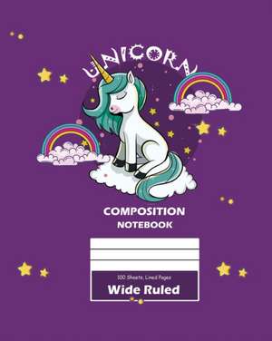 Unicorn Composition Notebook de Sprout Press