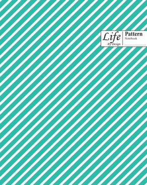 Striped Pattern Composition Notebook de Design