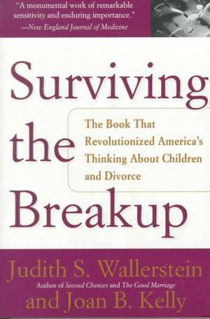 Surviving The Breakup: How Children And Parents Cope With Divorce de Judith S. Wallerstein