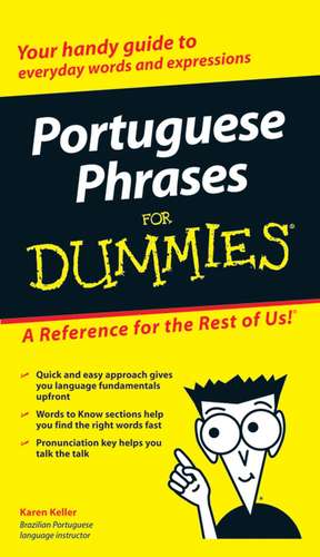 Portuguese Phrases For Dummies de K. Keller