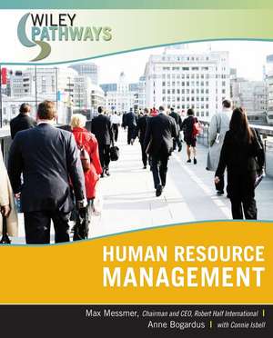 Wiley Pathways Human Resource Management de M Messmer